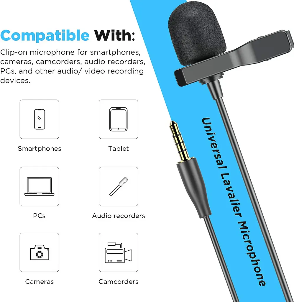 Петличний мікрофон Telesin Boya BY-M1S (B09QKYWPMD) [84326] - фото 3