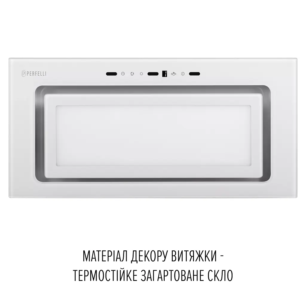 Витяжка повновбудована PERFELLI DESIGN VISION 6 BIANCO SILENZIO - фото 3