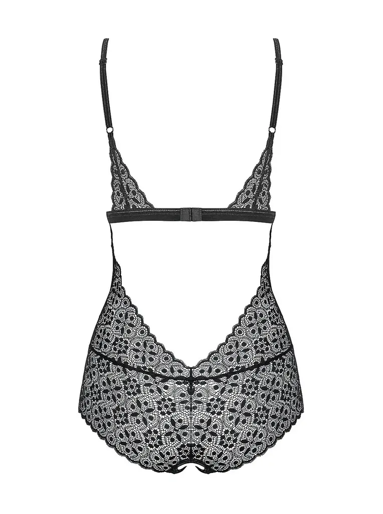 Боді Obsessive Shibu S/M чорний - фото 6