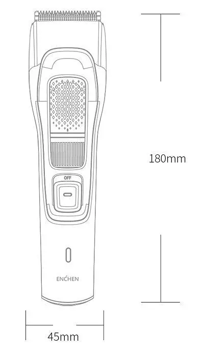 Машинка для стрижки Xiaomi Enchen Sharp 3S (EC-2002) Black [47862] - фото 2