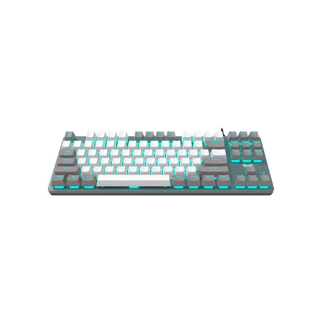 Клавіатура Aula F3287 Keycap KRGD Blue USB UA Grey/White (6948391240954) - фото 5