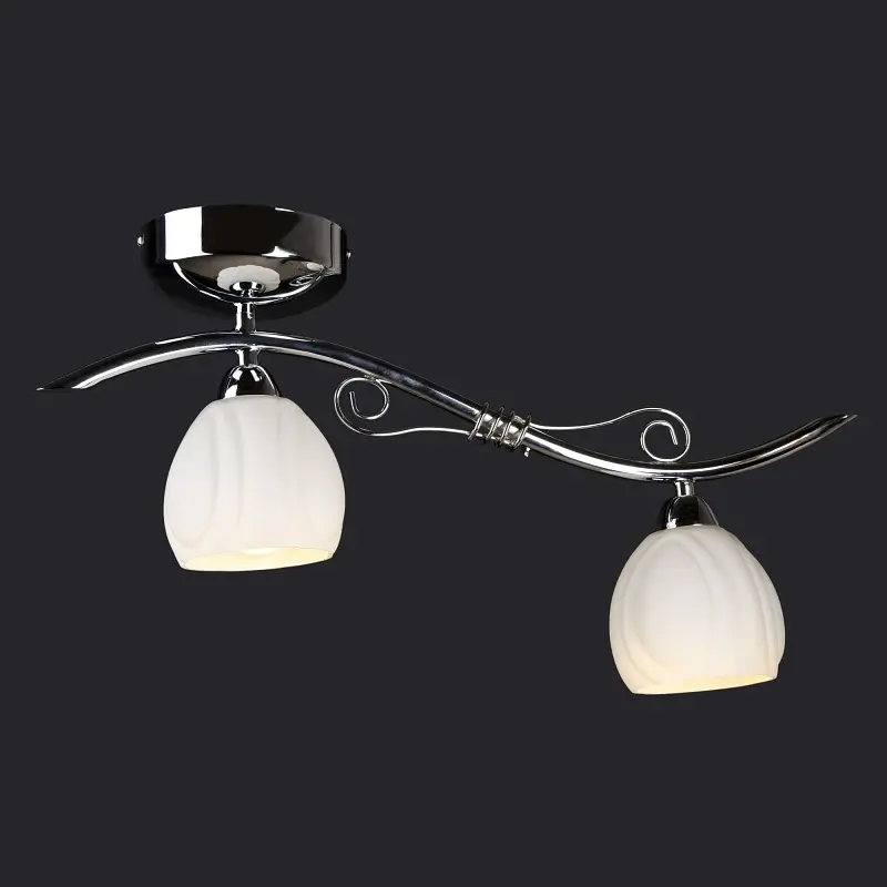 Люстра потолочная Brille для коридора E14 60W CH (LK-521C/2) - фото 3