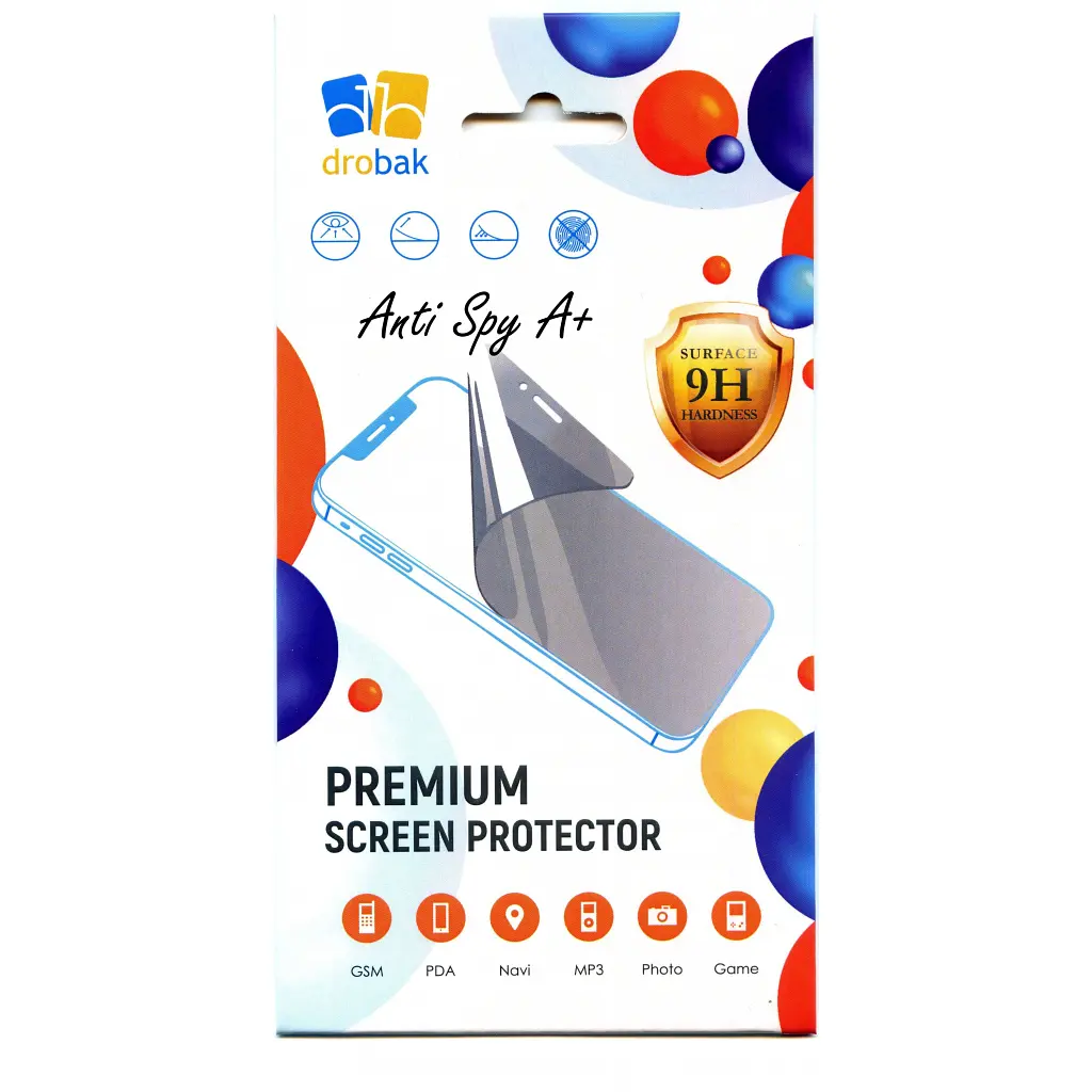 Стекло защитное Drobak Anty Spy Samsung Galaxy A34 (Black) (535338) - фото 2