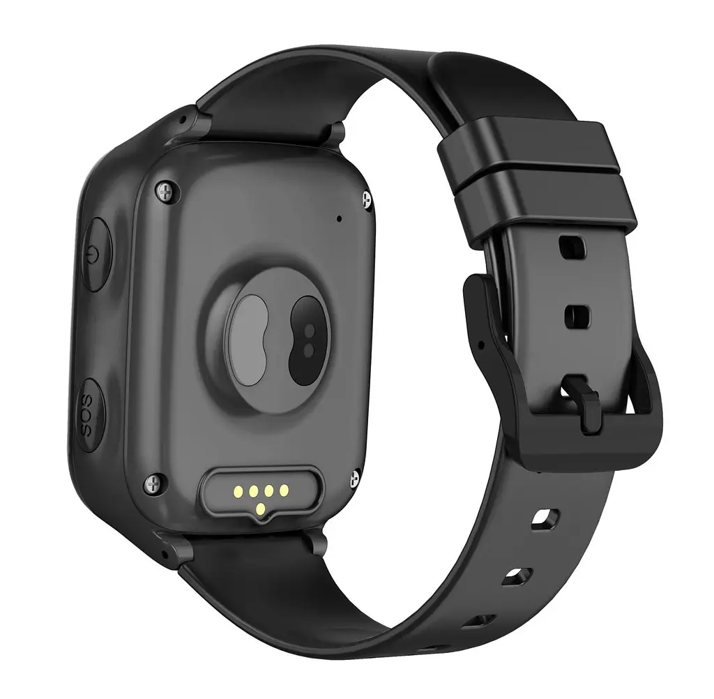 Дитячий смарт годинник Lemfo K7L з сім картою, GPS трекером, 4G LTE, пульсометром, термометром, датчиком зняття з руки, крокоміром та прослуховуванням Чорний - фото 2