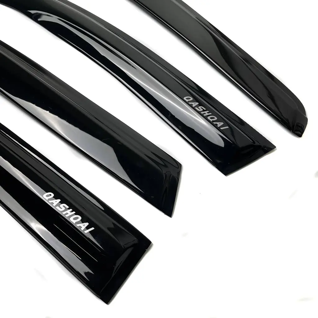 Дефлектори вікон вітровики Acrylic для Nissan Qashqai 2007-2014 Гнучкі - фото 4