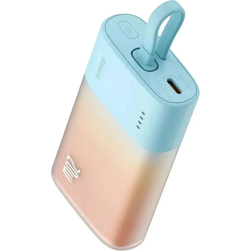 Внешний аккумулятор Baseus Popsicle Lightning 5200mAh 20W Blue P10055600712-00 [125025] - фото 3