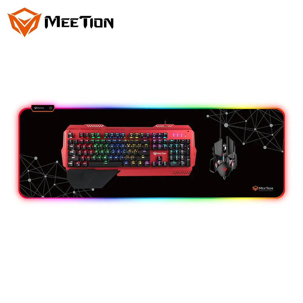 Килим для миші Meetion Backlit Gaming Mouse Pad RGB MT-PD121