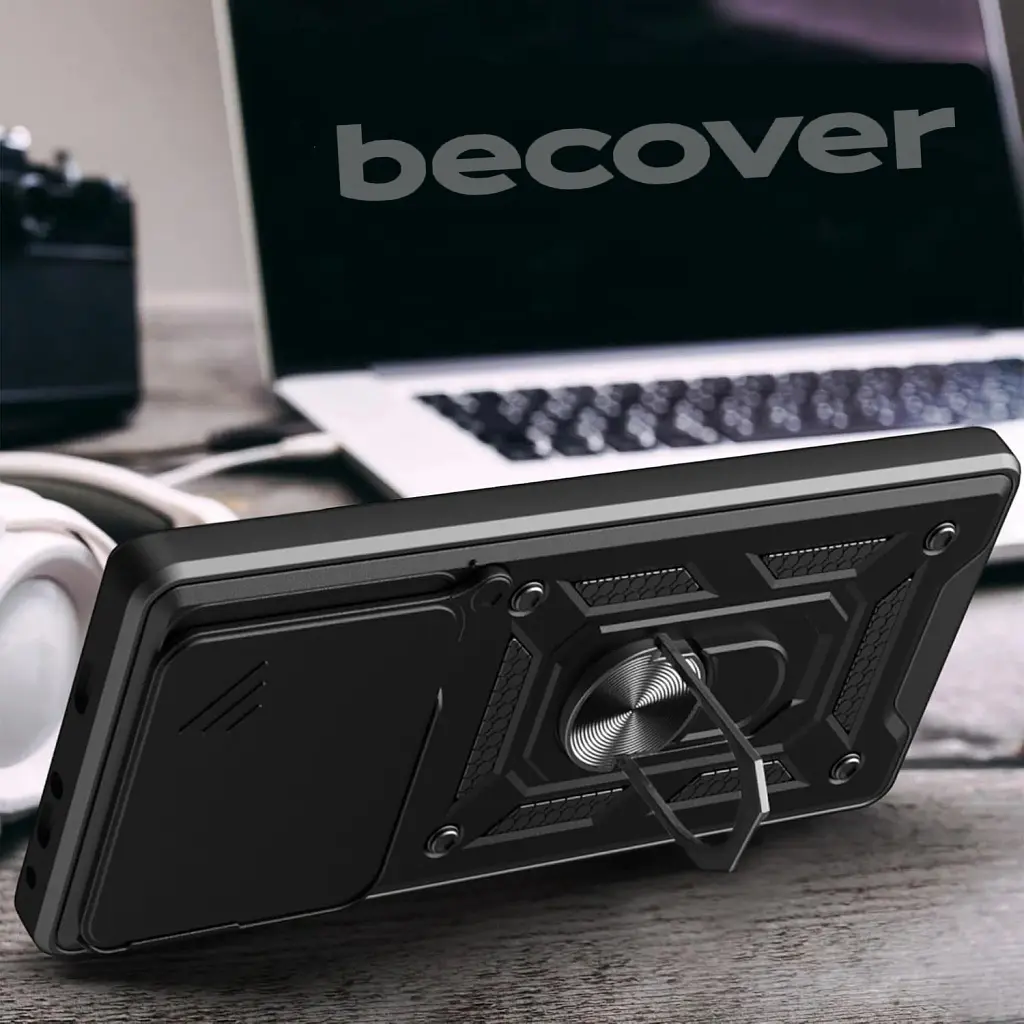 Панель BeCover Military для Poco F6 Pro Black (712166) - фото 3