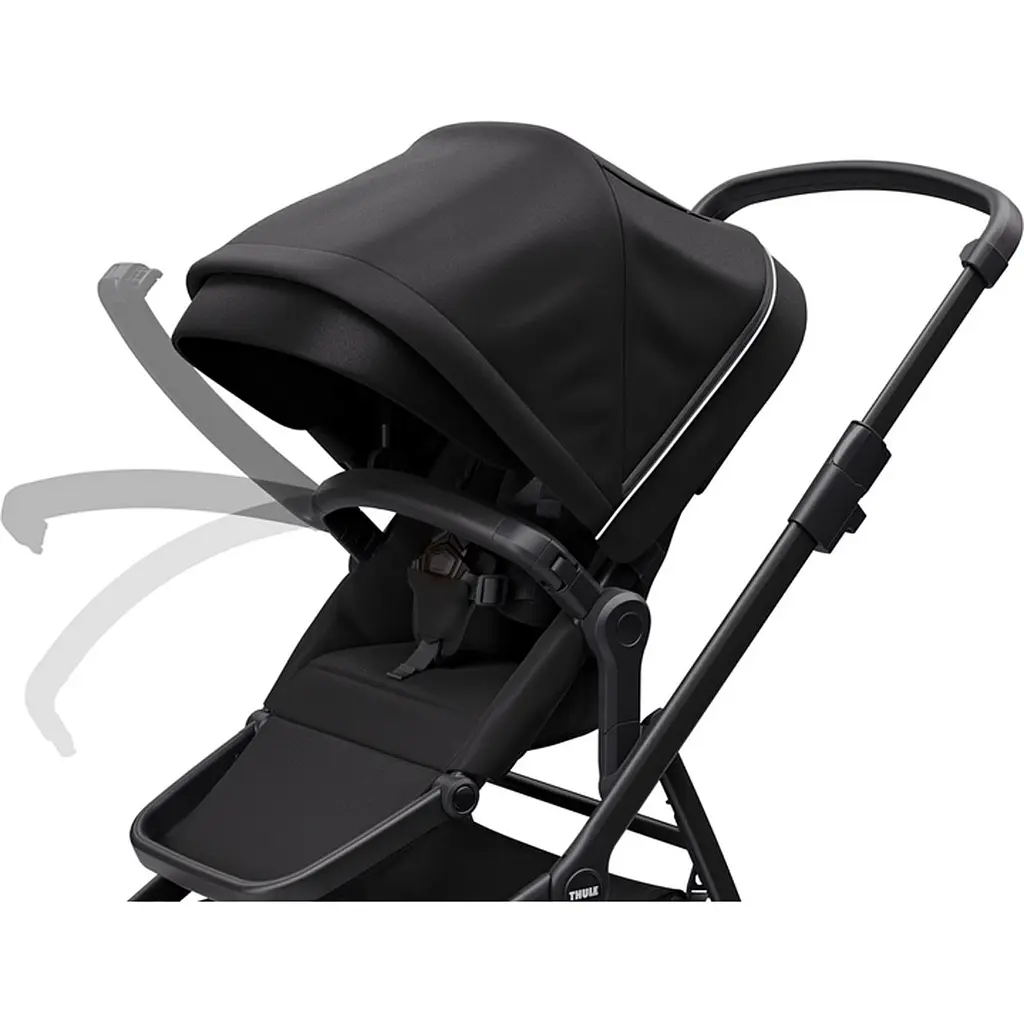 Детская коляска Thule Sleek Midnight Black on Black [11000026] [107637] - фото 7