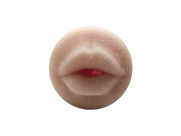 Міні-мастурбатор Alive Oral Experience, 8.5х5 см (синій) - фото 5