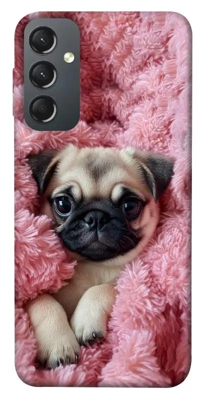 TPU чохол Demsky Мопс у ніжностях для Samsung Galaxy A24 4G
