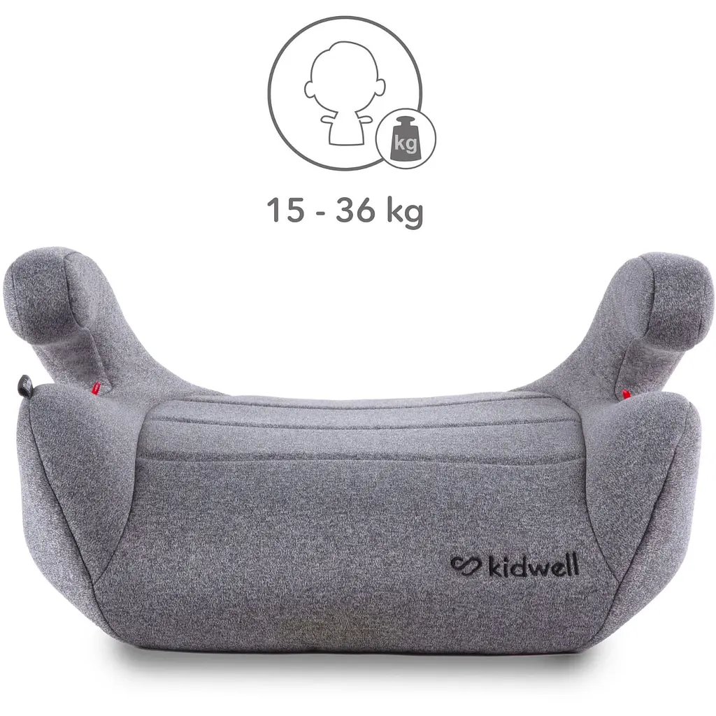 Бустер Kidwell Baxter Isofix 15-36 кг Grey - фото 4