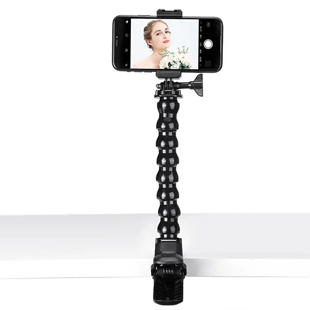 Тримач для телефона U-select Clamp Phone Mount with Adjustable Gooseneck UV-2997 MP-4 Black - фото 5