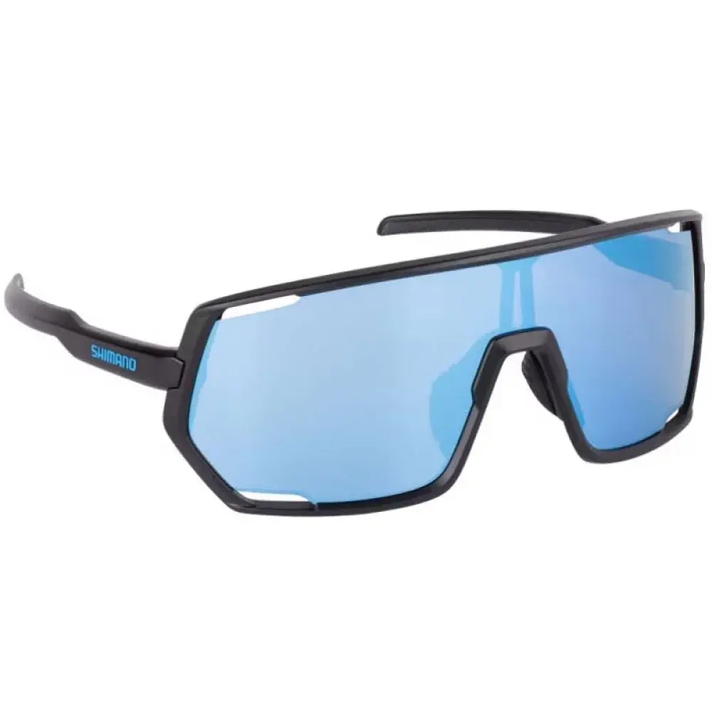 Окуляри Shimano Lesath BM Matte Black & Blue Mirror