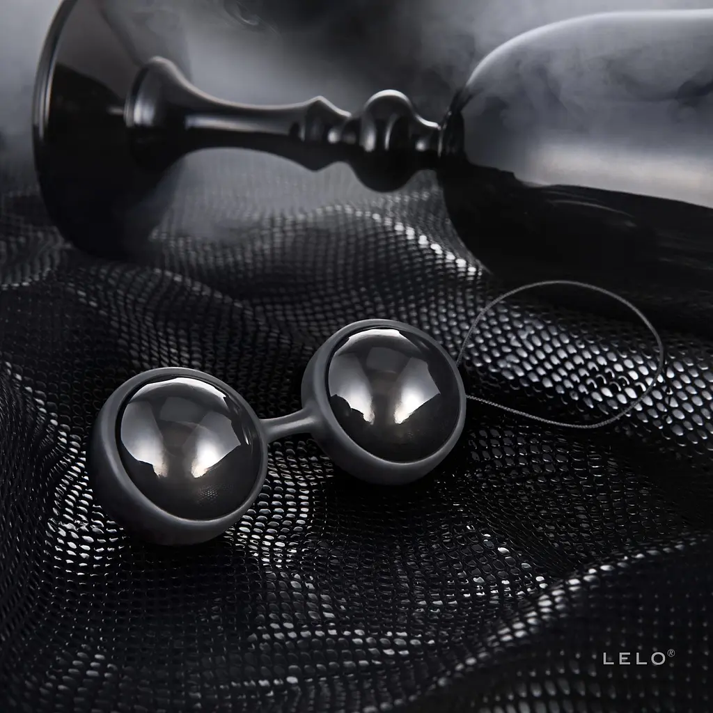 Вагінальні кульки Lelo Luna Beads Noir, 2.9 см, чорний - фото 5