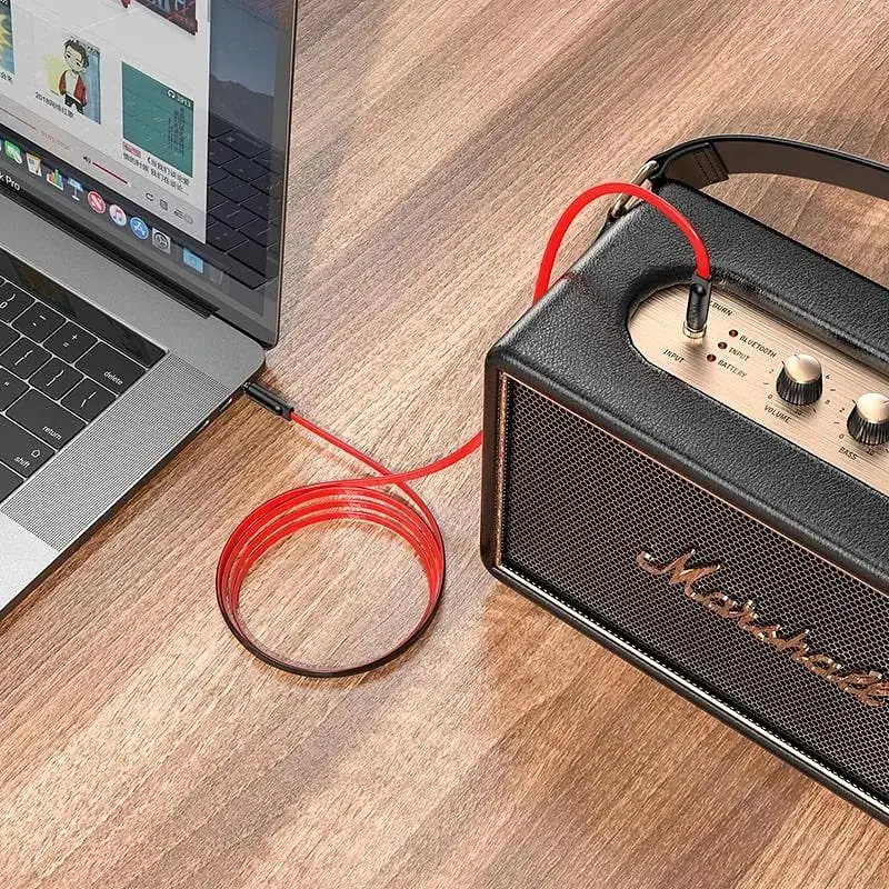 Кабель Hoco UPA16 AUX audio cable білий 2 м - фото 6