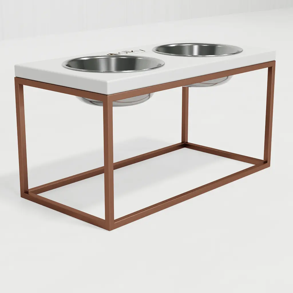 Hollky Base L — миски на подставке для средних и крупных собак (2 × 0,95 л, высота 20 см) - фото 8