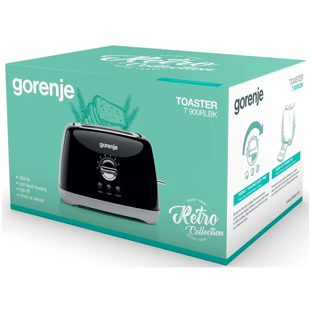 Тостер GORENJE T900RLBK - фото 3