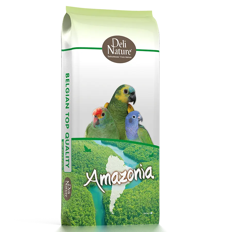 Корм для папуг збагачений фруктами Deli Nature 22 Parrots Amazonia Делі Натюр Амазон повнораціонний 15 кг