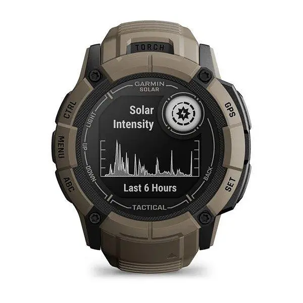 Смарт-часы Garmin Instinct 2X Solar-Tactical Edition Coyote Tan (010-02805-12/02) - фото 2