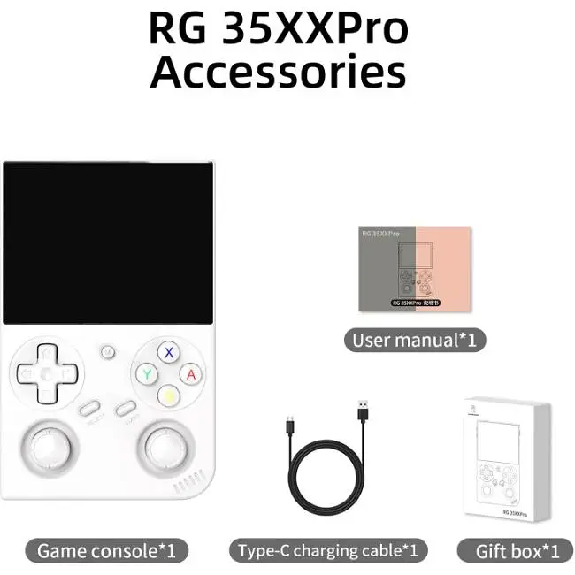 Ретро ігрова приставка Anbernic RG35XX Pro 64GB White [154465] - фото 7