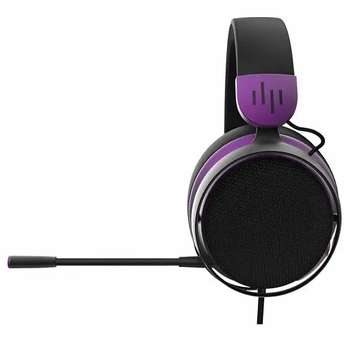 Навушники One Sono Black/Violet, Mini jack 3.5 мм, знімний мікрофон, 22 Ом Dark Project teh0028028 - фото 3