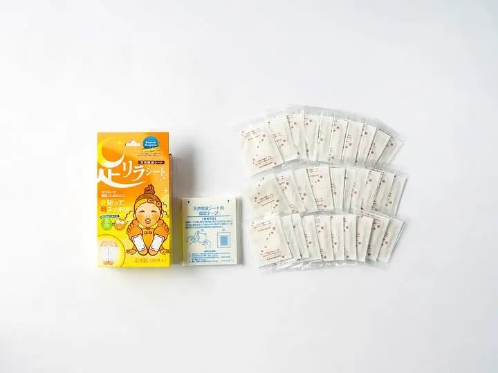 Детокс-пластирі Megumi Foot Relax Sheet Ginger для ніг (імбир) 30 шт - фото 2