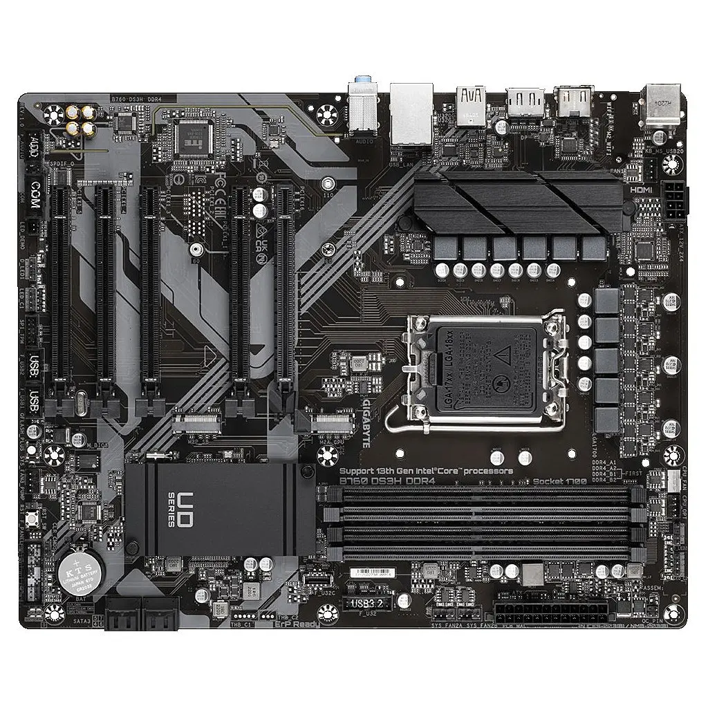 Материнська плата GIGABYTE B760 DS3H DDR4 - фото 5