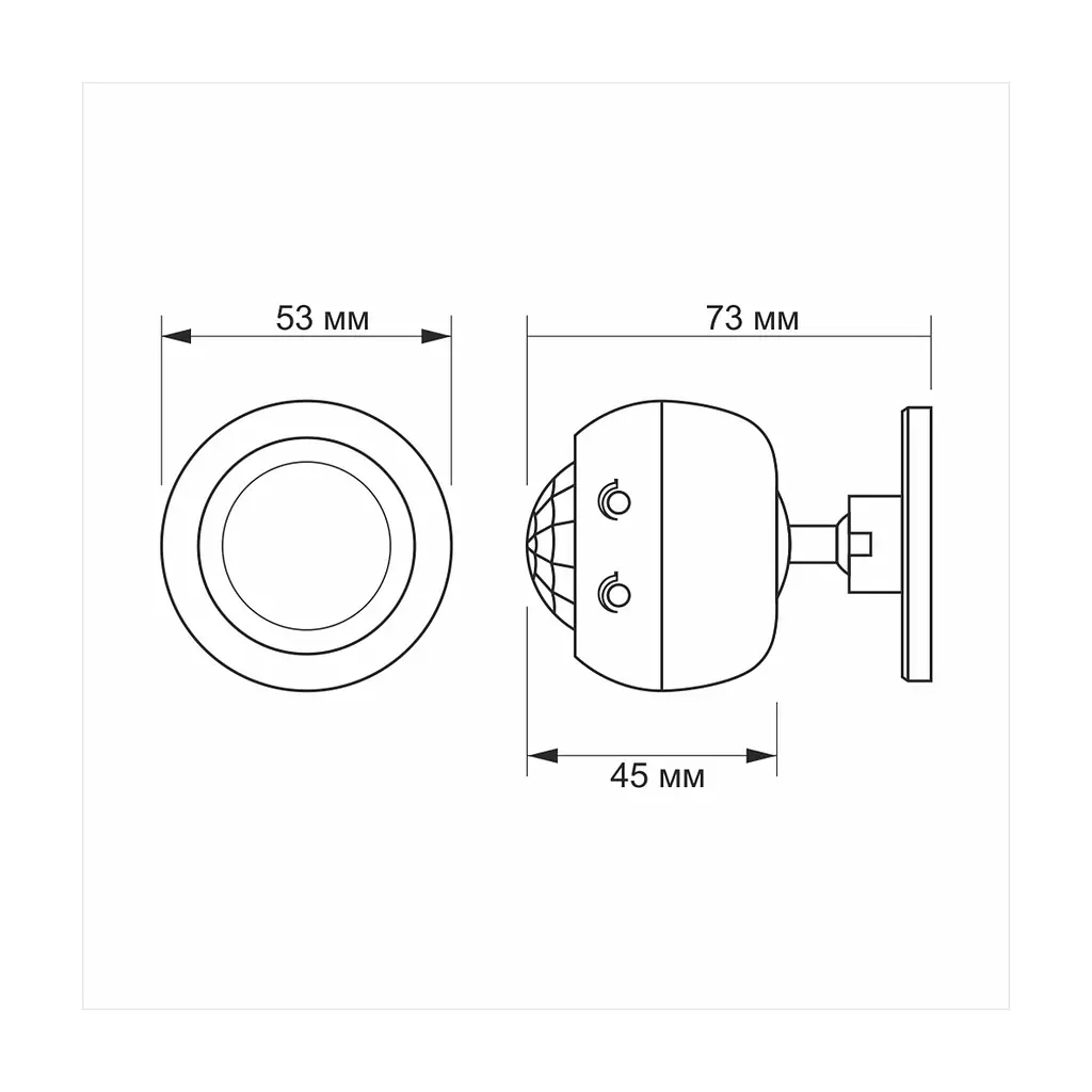 Датчик руху Videx 220V 1200W інфрачервоний (VL-SPS27W) - фото 3
