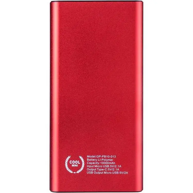 Дополнительная батарея Gelius Pro Edge GP-PB10-013 10000 mAh Red - фото 2