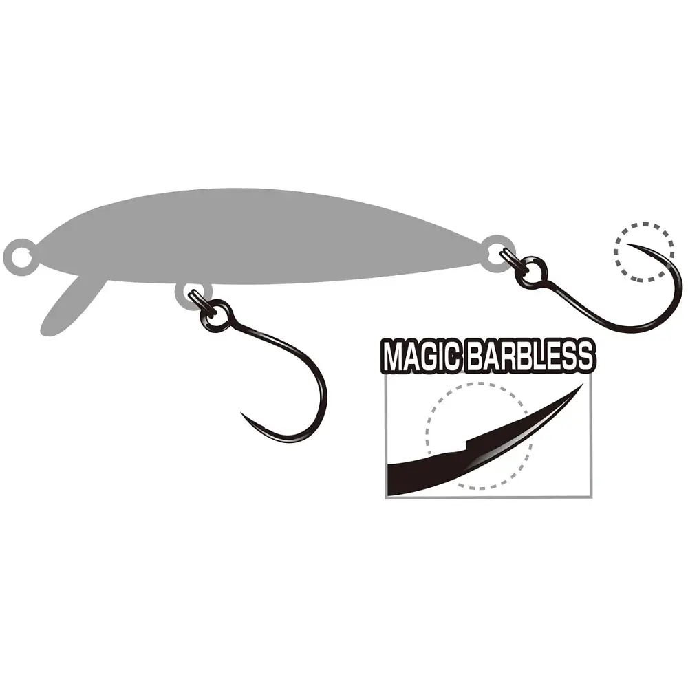 Крючок Decoy AH-3 Area Hook III 8 (10 шт/уп) - фото 3