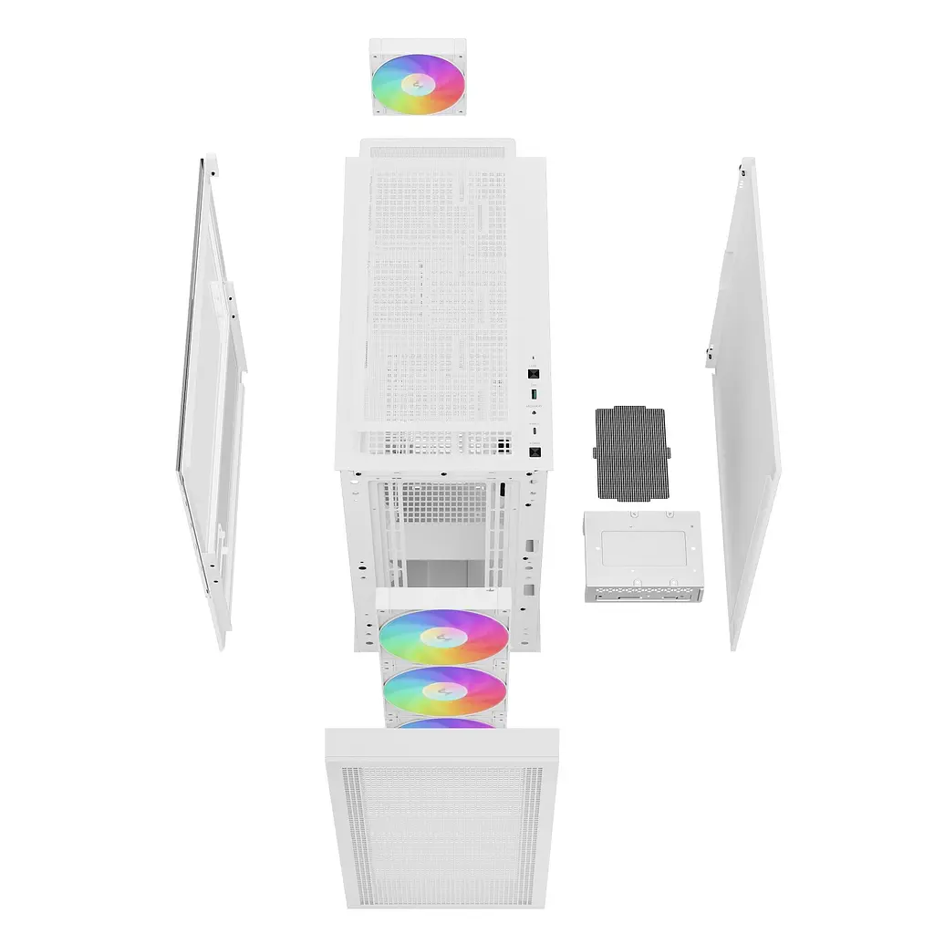 Корпус Deepcool CH560 Digital White без БЖ (R-CH560-WHAPE4D-G-1) - фото 12