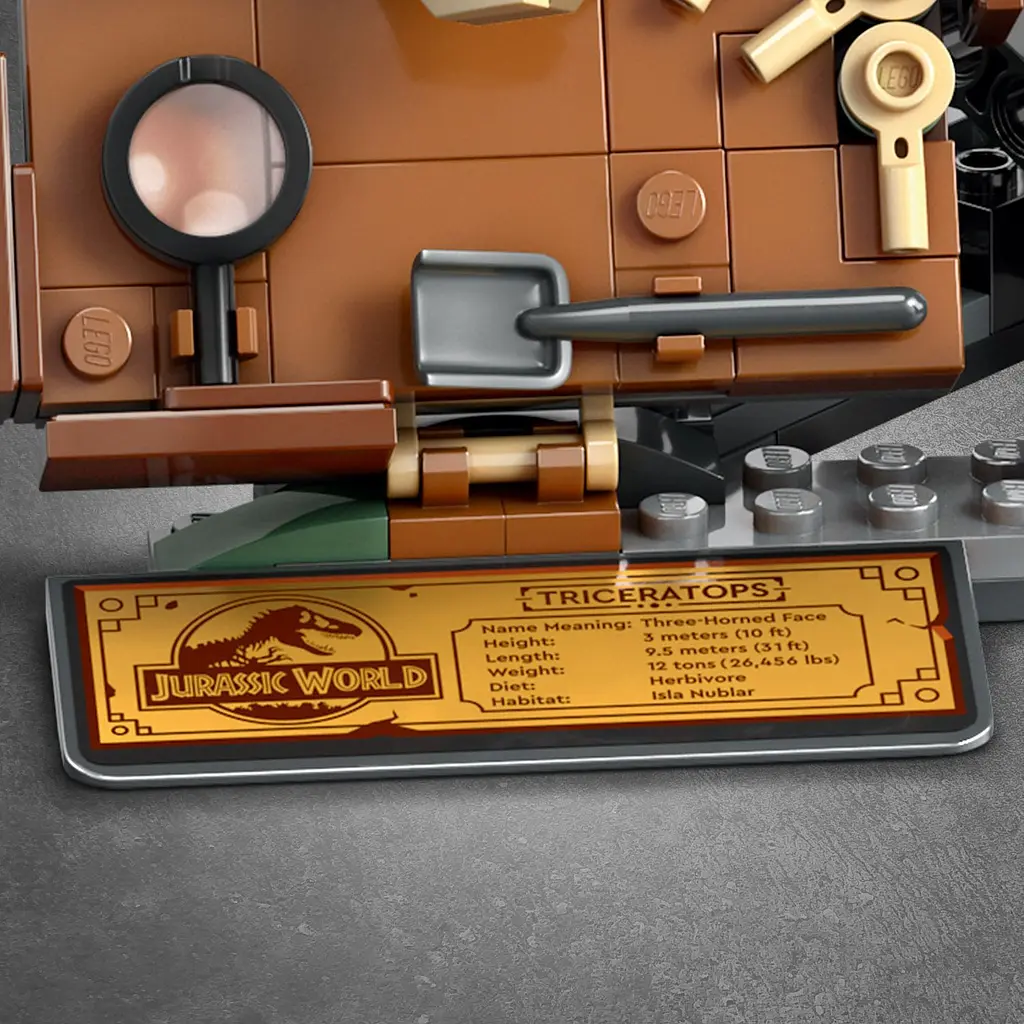 Конструктор LEGO Jurassic World Окаменелости динозавров: череп трицератопса 468 деталей (76969) - фото 4