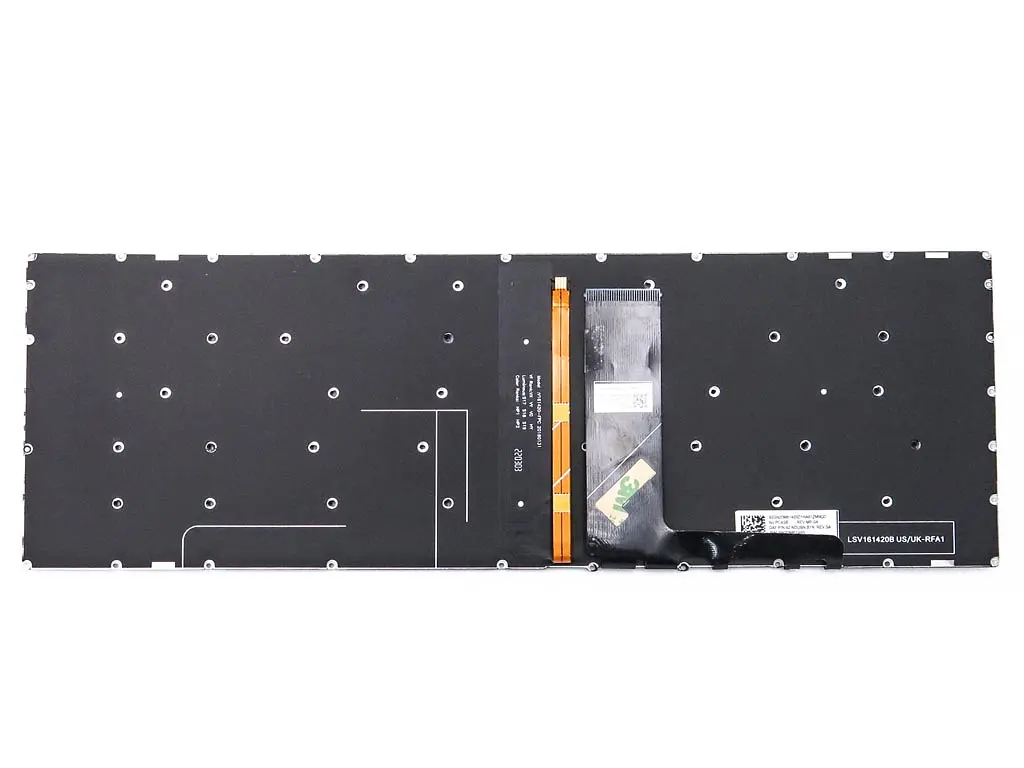 Клавіатура для Lenovo IdeaPad L340-17, L340-17API, L340-17IWL, L340-17IRH (UA Black + Blue підсвітка). Оригінал. - фото 2