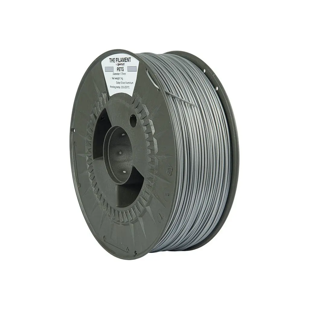 Пластик для 3D-принтера The Filament PETG 1.75mm 1kg SILVER ALUMINIUM (TF-24021)