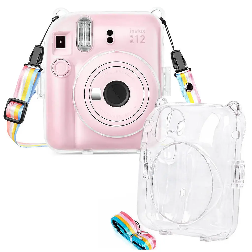 Чехол для фотоаппарата Fujifilm Instax Mini 12 Прозрачный - фото 2