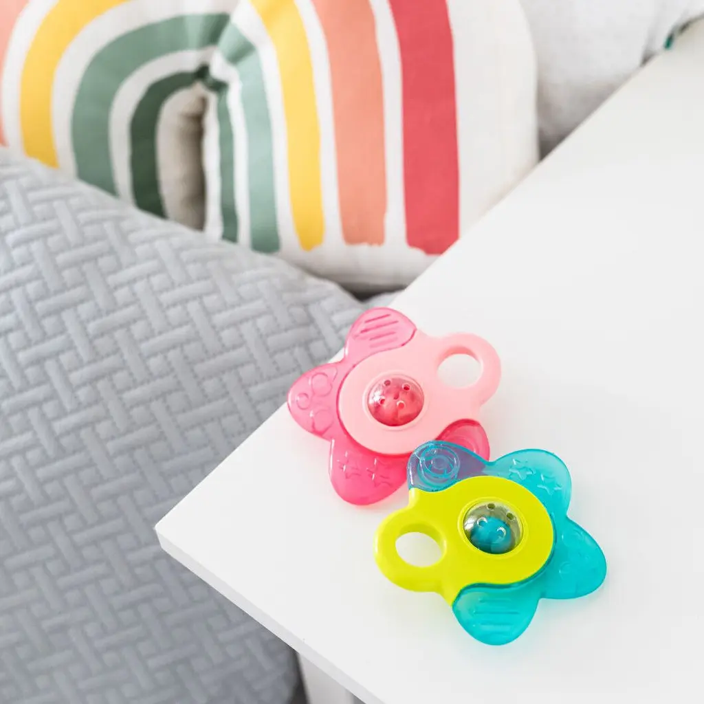 Брязкальце-прорізувач Canpol babies Зірочка, бірюзовий (56/161_tur) - фото 4