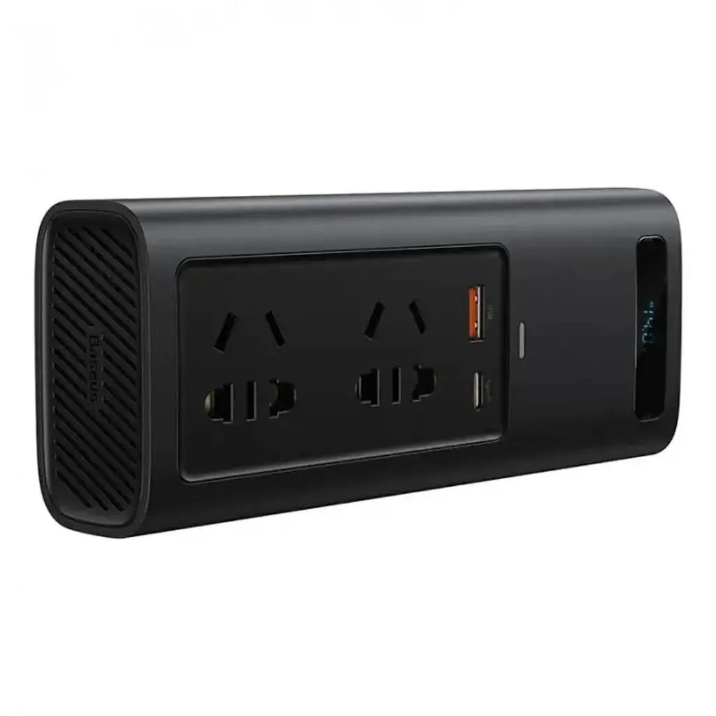 Автомобільний інвертор Baseus In-car Inverter 150W (220V CN/EU) Black - фото 4