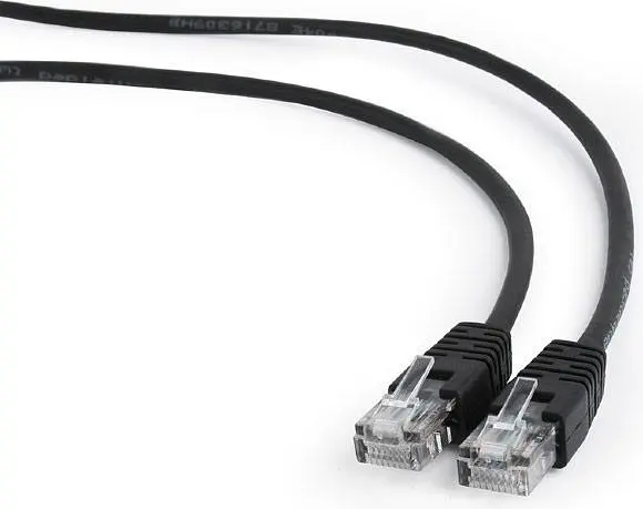 Патч-корд Cablexpert UTP CAT5e 3м Black (PP12-3M/BK) [67349] - фото 2