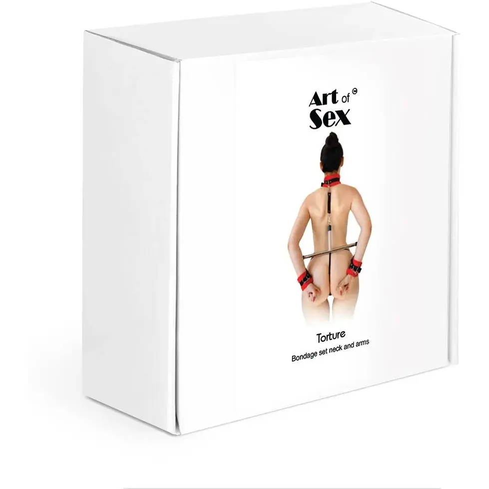 Розпорка для шиї та рук Art of Sex Bondage Set - Torture - фото 4