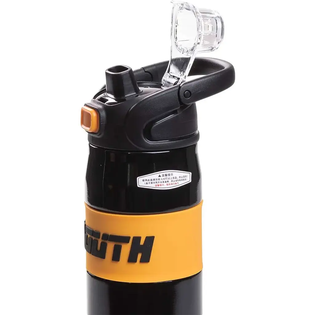 Термос спортивный TO YOUTH 680 мл с мундштуком, черный Yiwu HP-14-54B - фото 4
