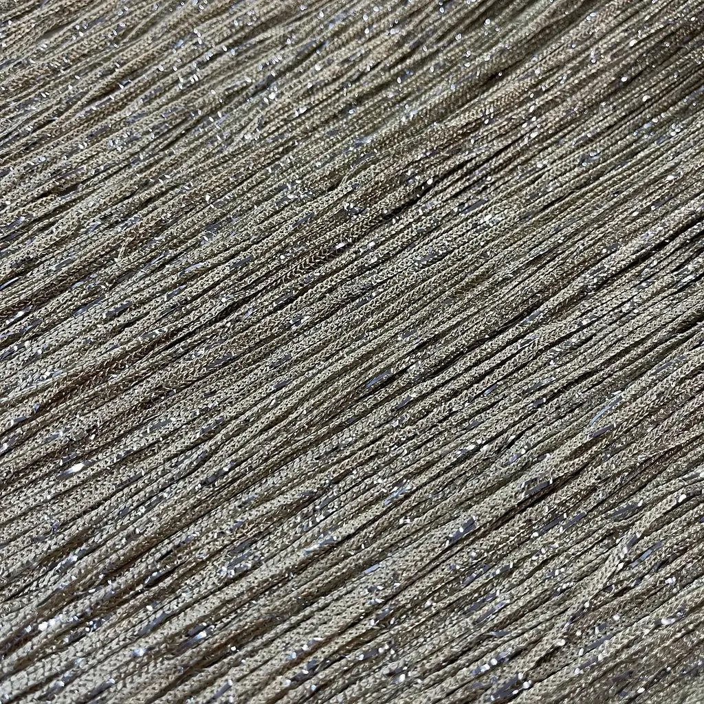 Штори-нитки з люрексом кавового кольору ALBO pbe0052879 - фото 8