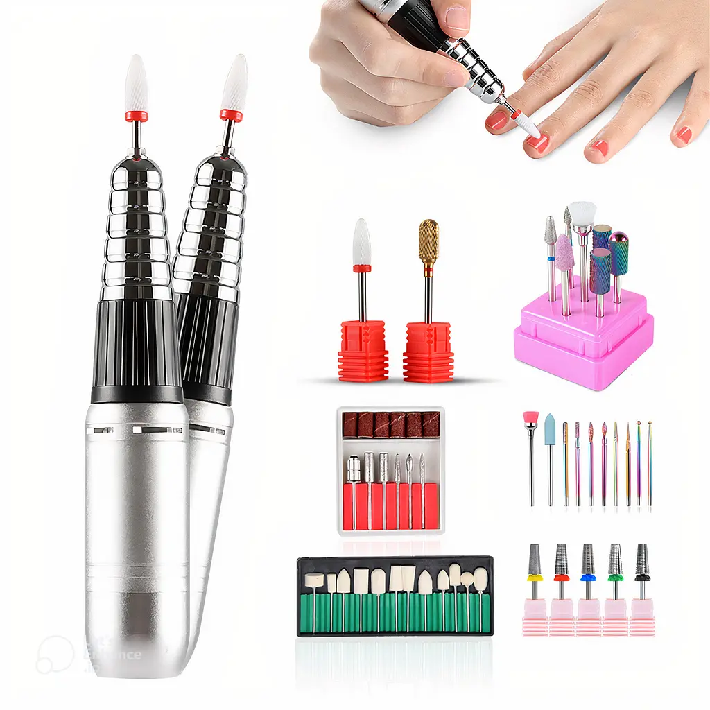 Фрезер для манікюру з педаллю SML Nail Sander M12 Зелений - фото 2