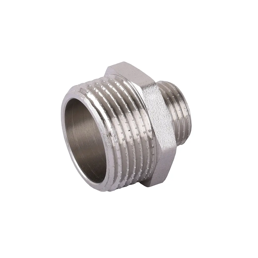 Ніпель Solomon 1/2″x1″ ЗЗ нікель 8208 N 000022188 - фото 2