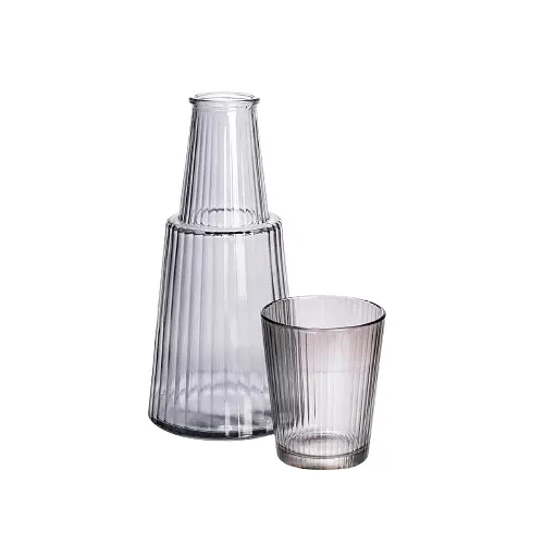 Кувшин 800 мл со стаканом 1 шт по 250 мл Прозрачный Yiwu HP-19-TH-3 - фото 3
