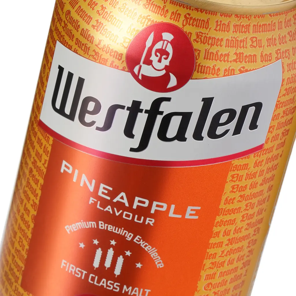Напiй солодовий Westfalen Pineapple Premium сильногазований 0.33 л - фото 5