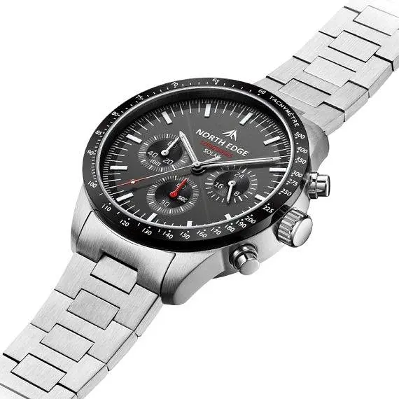 Чоловічий водостійкий наручний годинник North Edge Long Wings 5 Bar - фото 9
