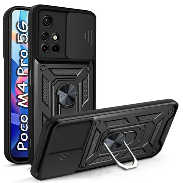Панель BeCover Military для Poco M4 Pro 5G Black (707120) - фото 2