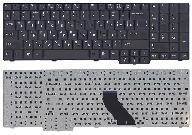 Клавіатура для ноутбука Acer Aspire (7000, 9300, 9400) Black, Mat - фото 3