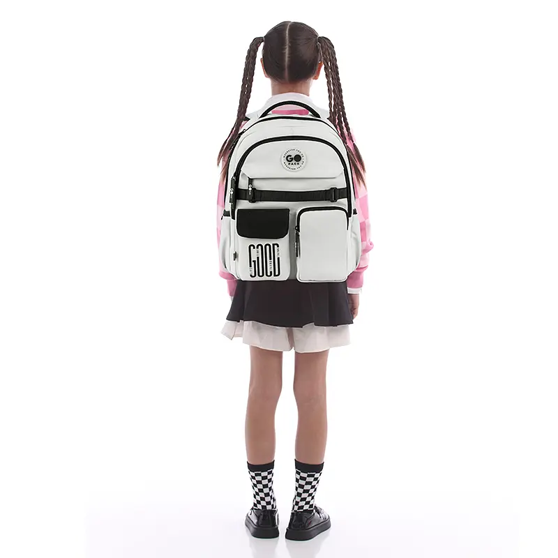 Рюкзак GoPack Education 183 світло-сірий Сірий (GO26-183M-2) - фото 17